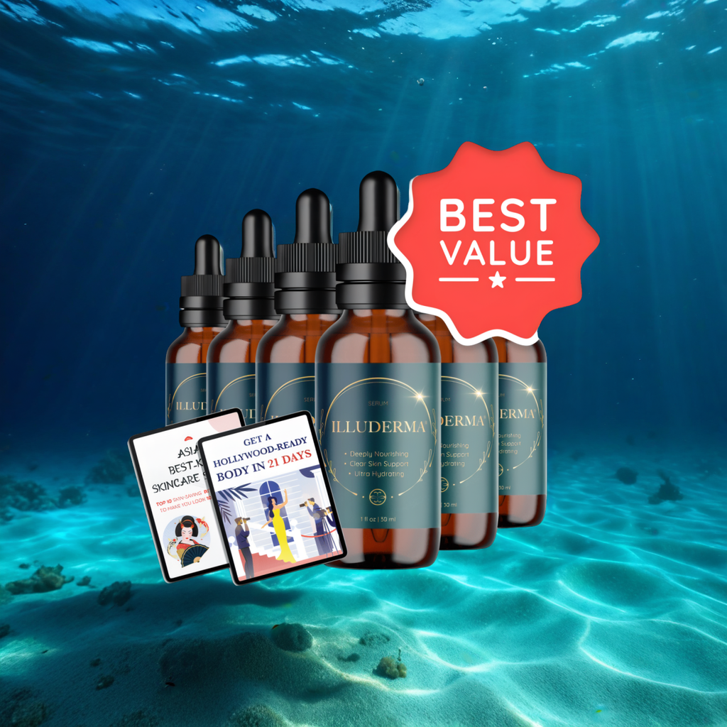 Illuderma - 6 Bottles + 2  Ebooks